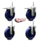 Service Caster 5 Inch Solid Polyurethane Swivel 34 Inch Threaded Stem Caster Set 2 Total Lock Brakes SCC-TSTTL20S514-SPUS-34212-2-S-2 - alternate 2